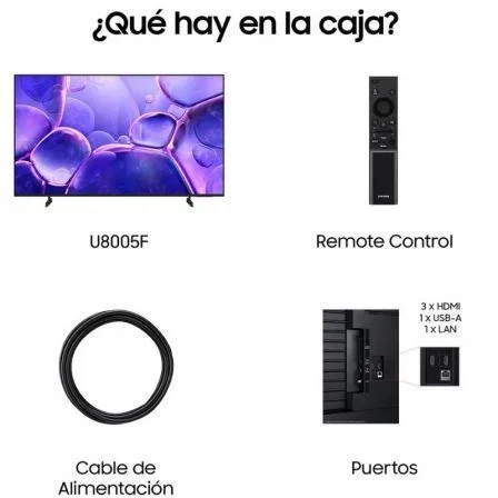 Samsung Crystal UHD U8005F 55 pulg. 4K Smart TV Samsung Crystal UHD U8005F 55 pulg. 4K Smart TV